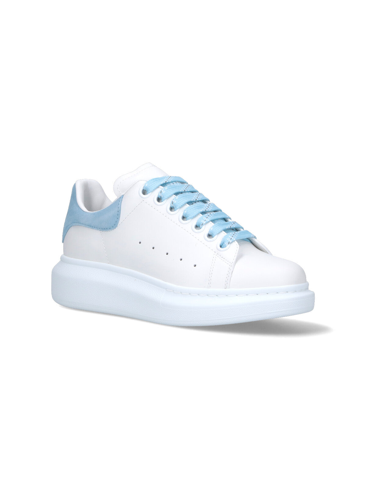"Oversize" Sneakers, In White Calfskin