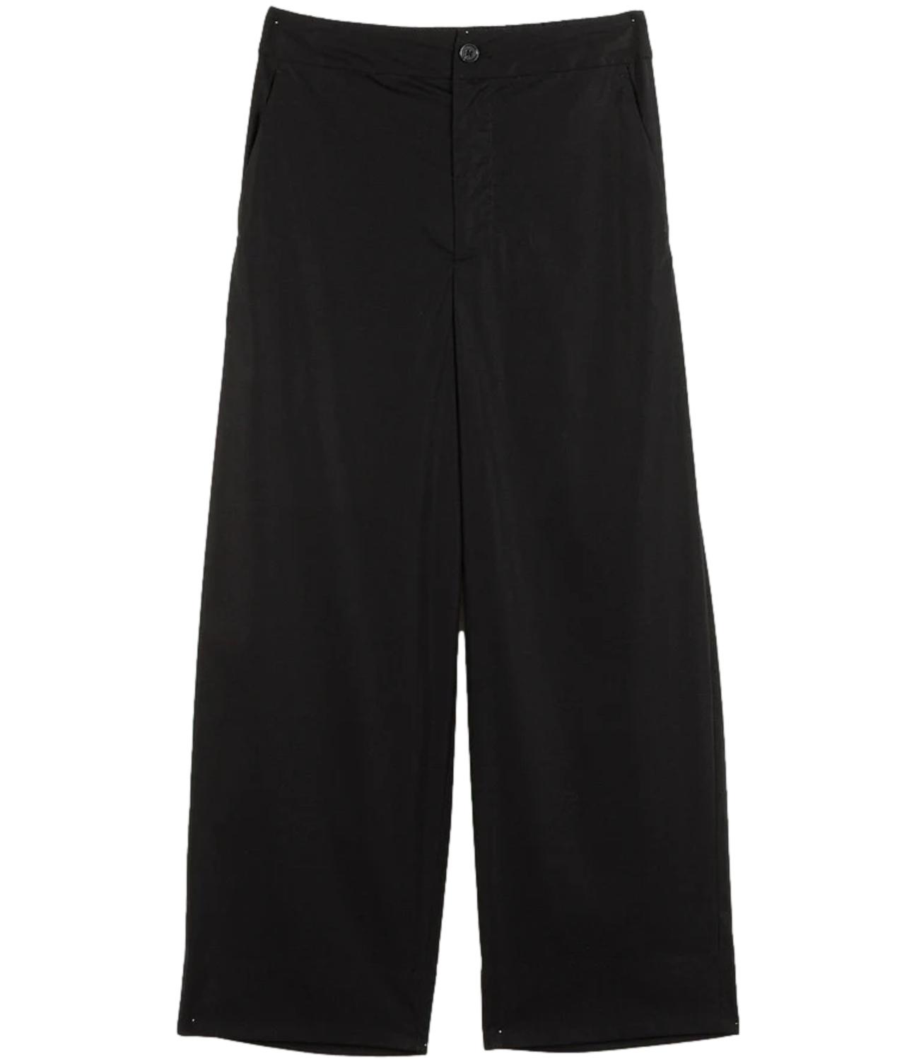 Wide-Leg Pants with Elasticated Back Waistband