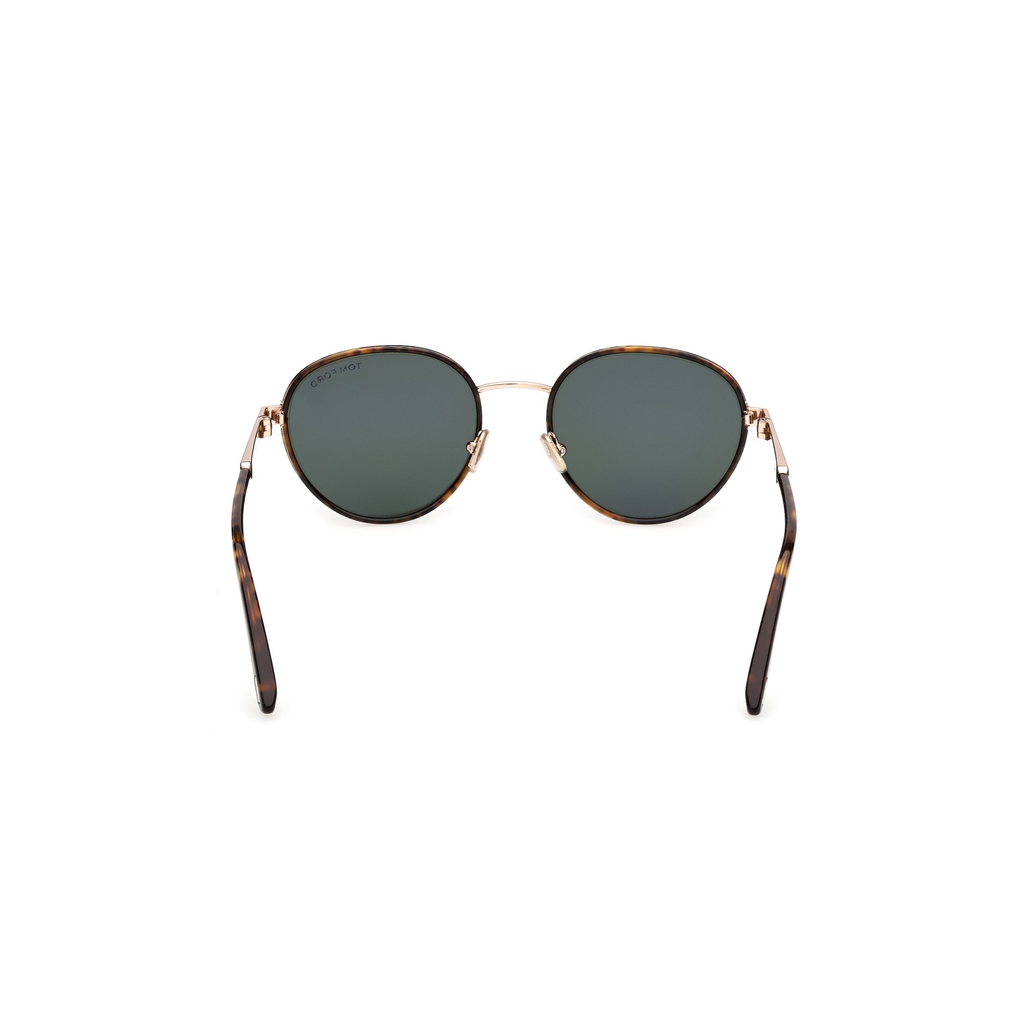 Ft1339 Round Green Lens Sunglasses