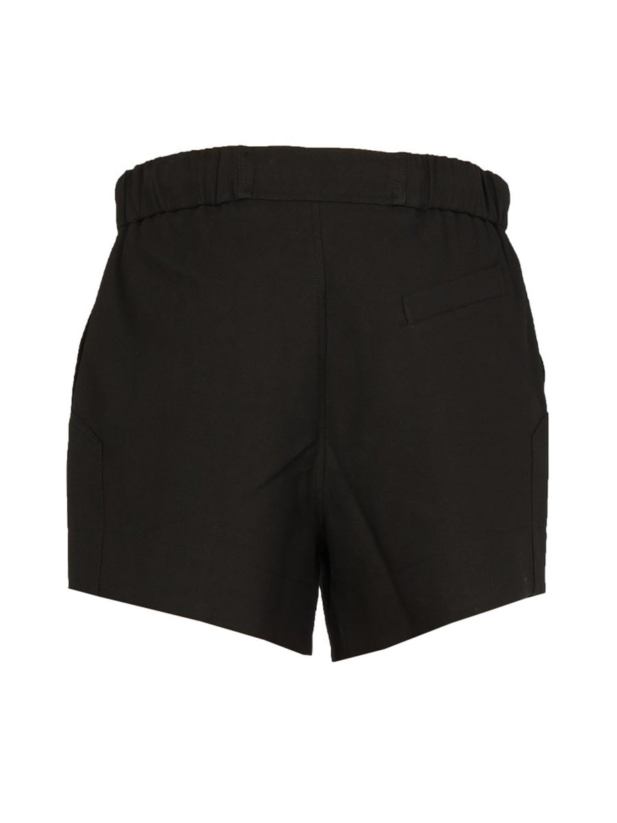 Ruffled Elastic Waistband Shorts