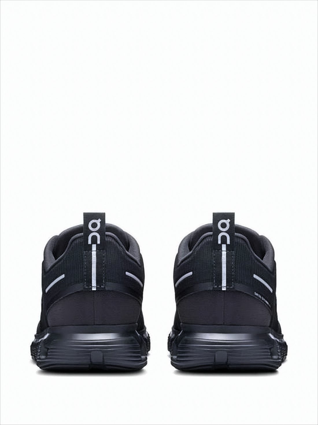 Black Sneakers with Breathable Recycled Polyester Upper