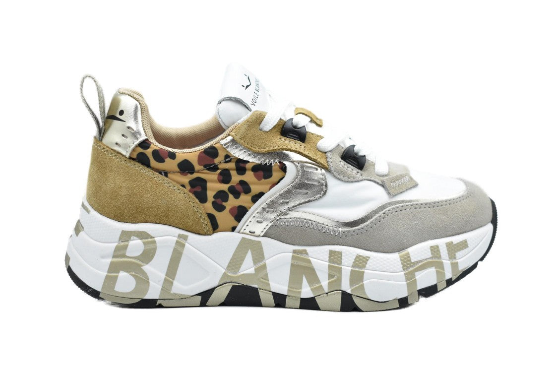 Leo-Print Low-Top Sneakers