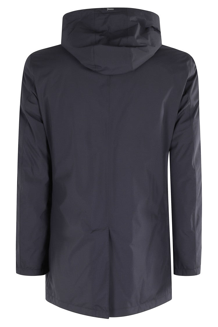 Long-Sleeved Herno Jacket With Hood