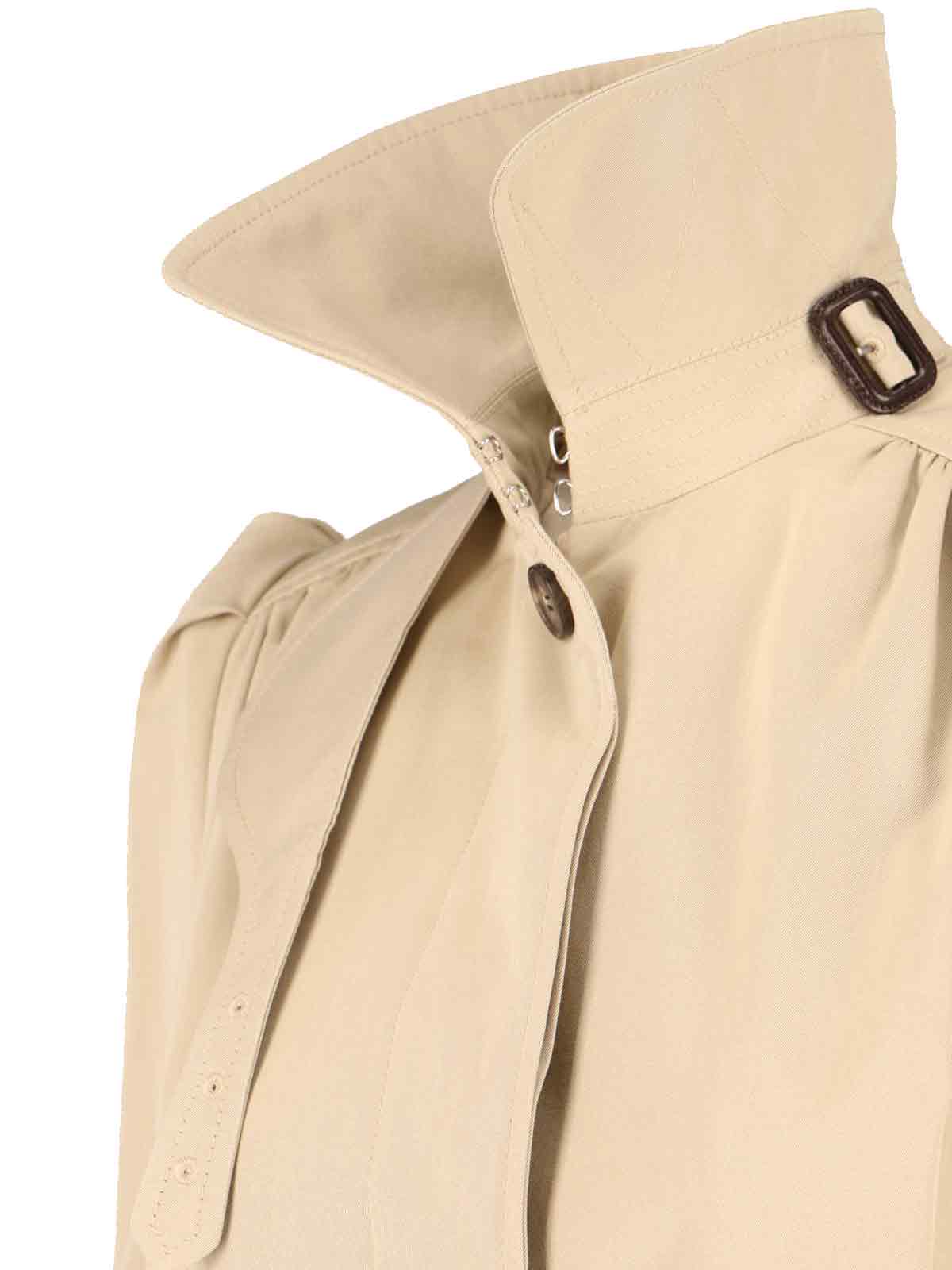 Akexander Mcqueen Cotton Trench Coat