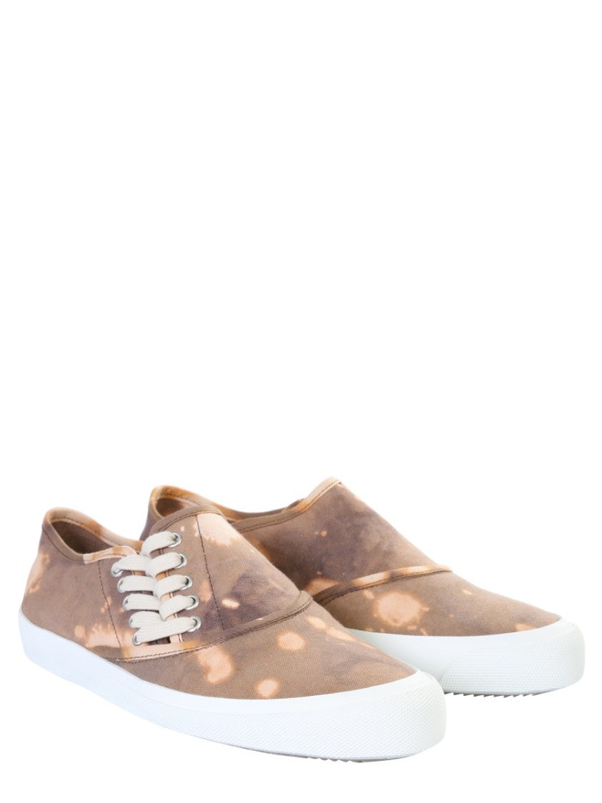 Asymmetrical Tie-Dye Sneakers