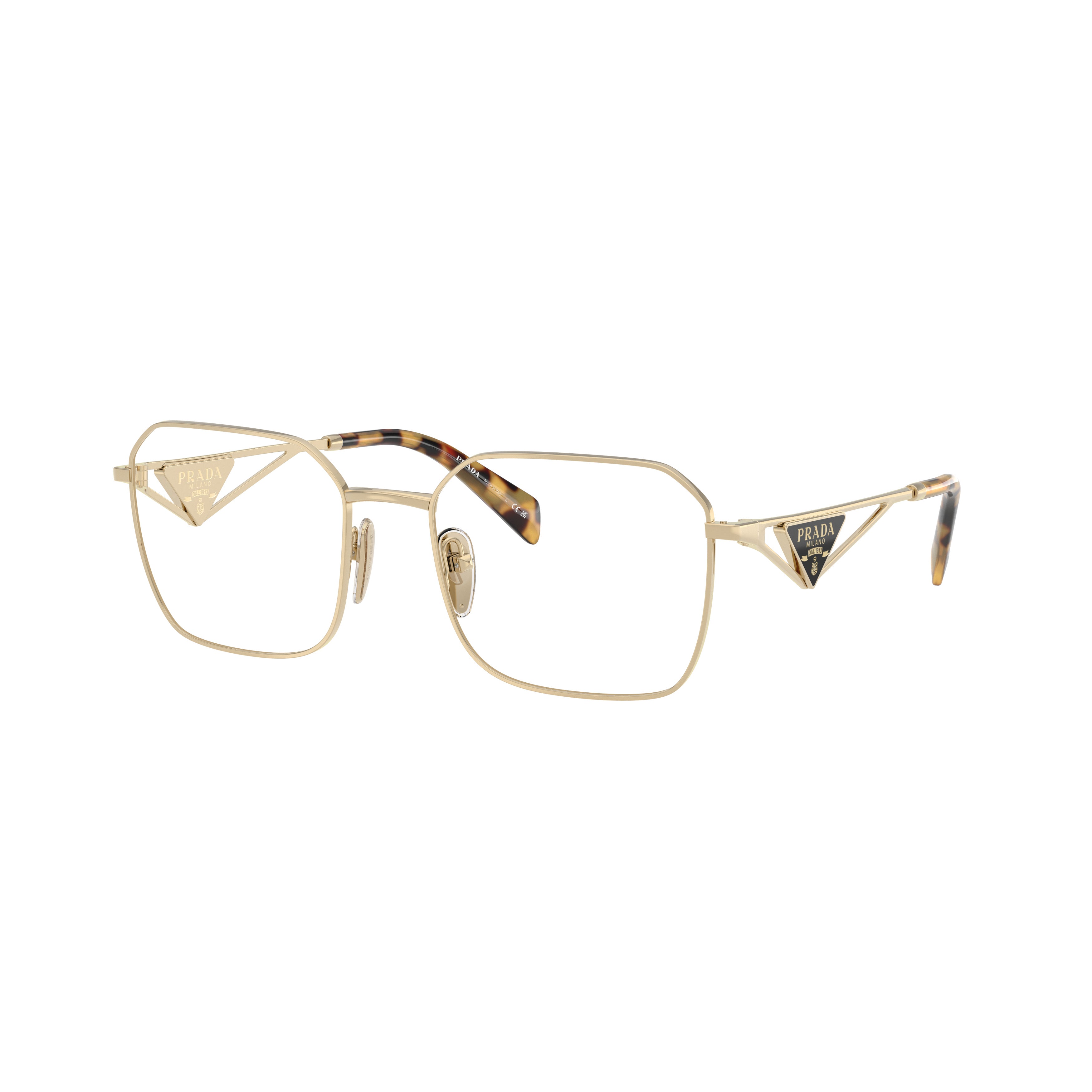0pr A51v Square Metal Frame Sunglasses