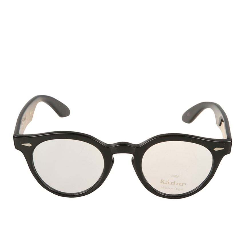 Robin Glossy Black Round Frame Sunglasses with Sturdy Temples
