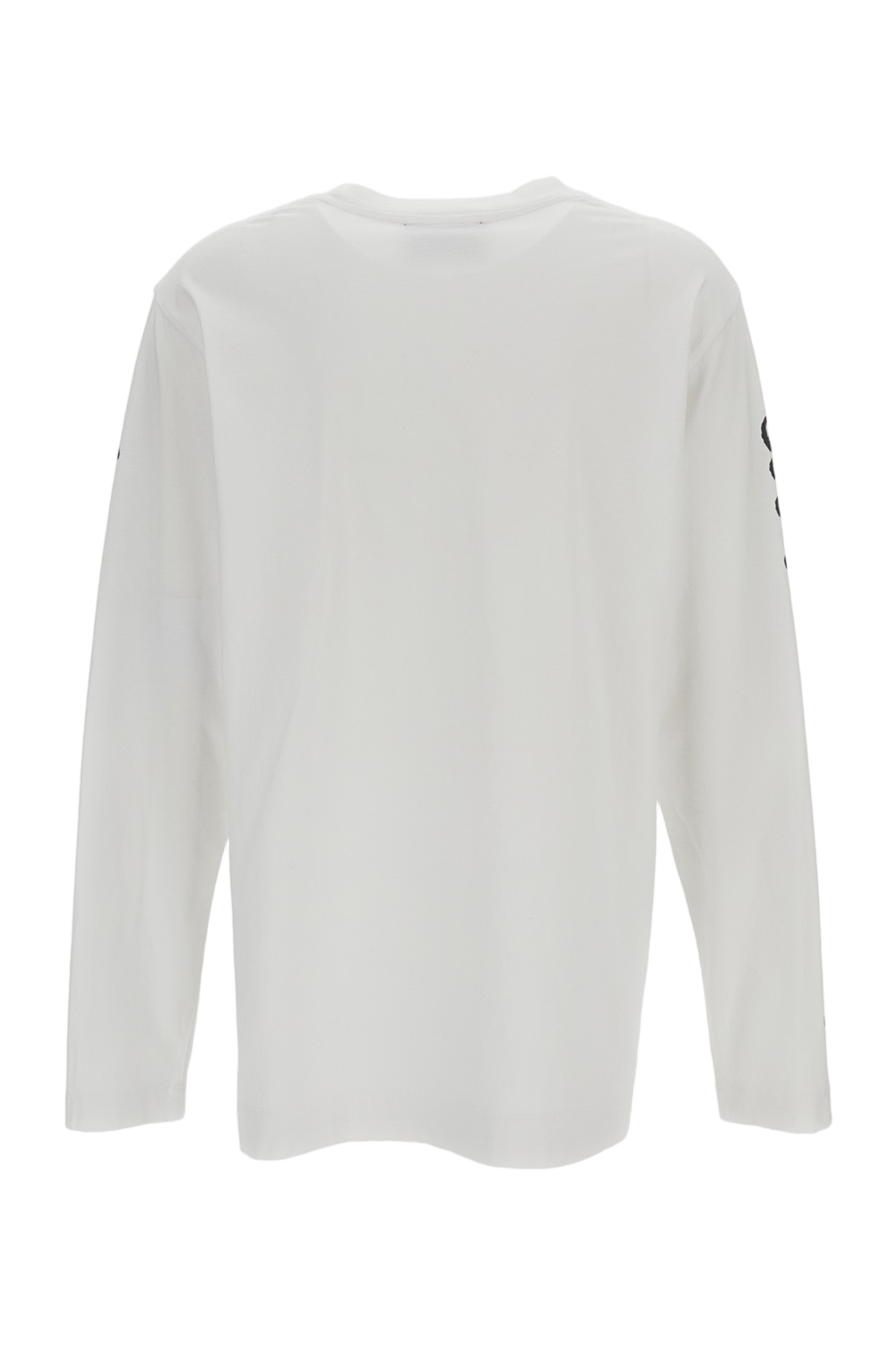 White Dim Sum Logo Print Long Sleeve T-Shirt