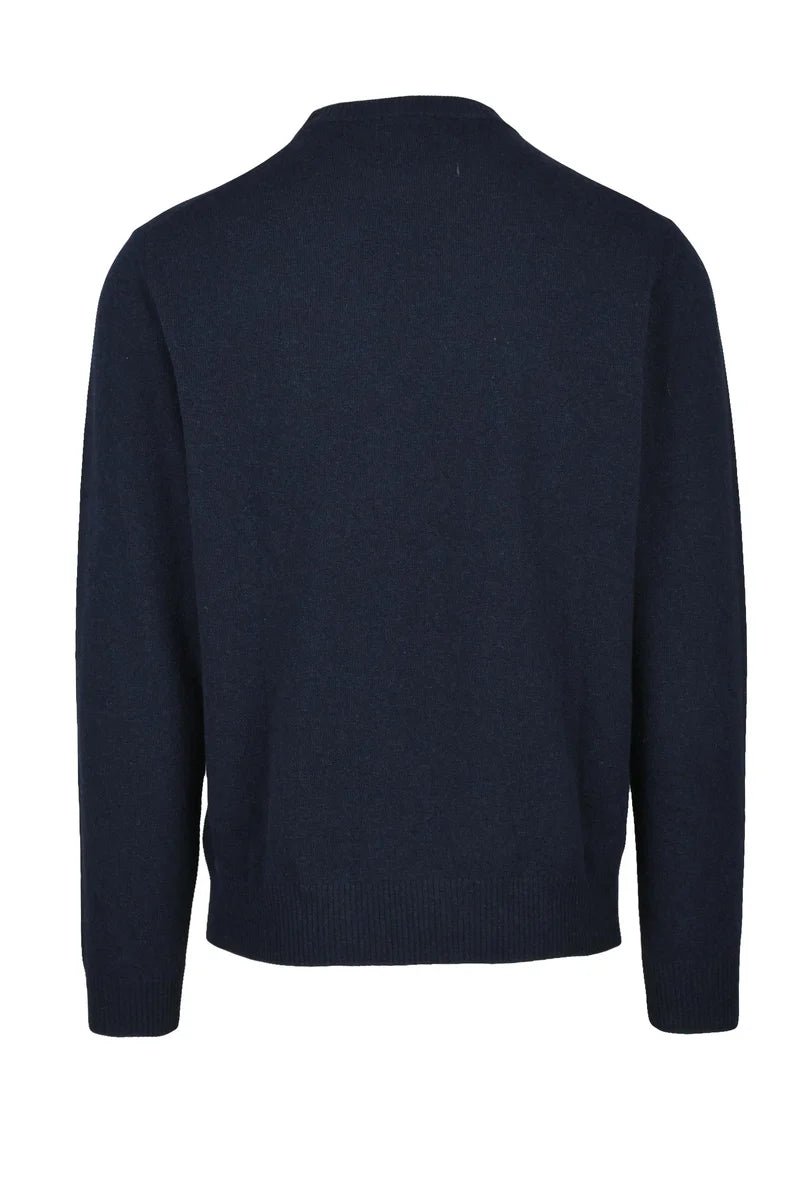 Sweater Cashmere Wool Silk - Blue