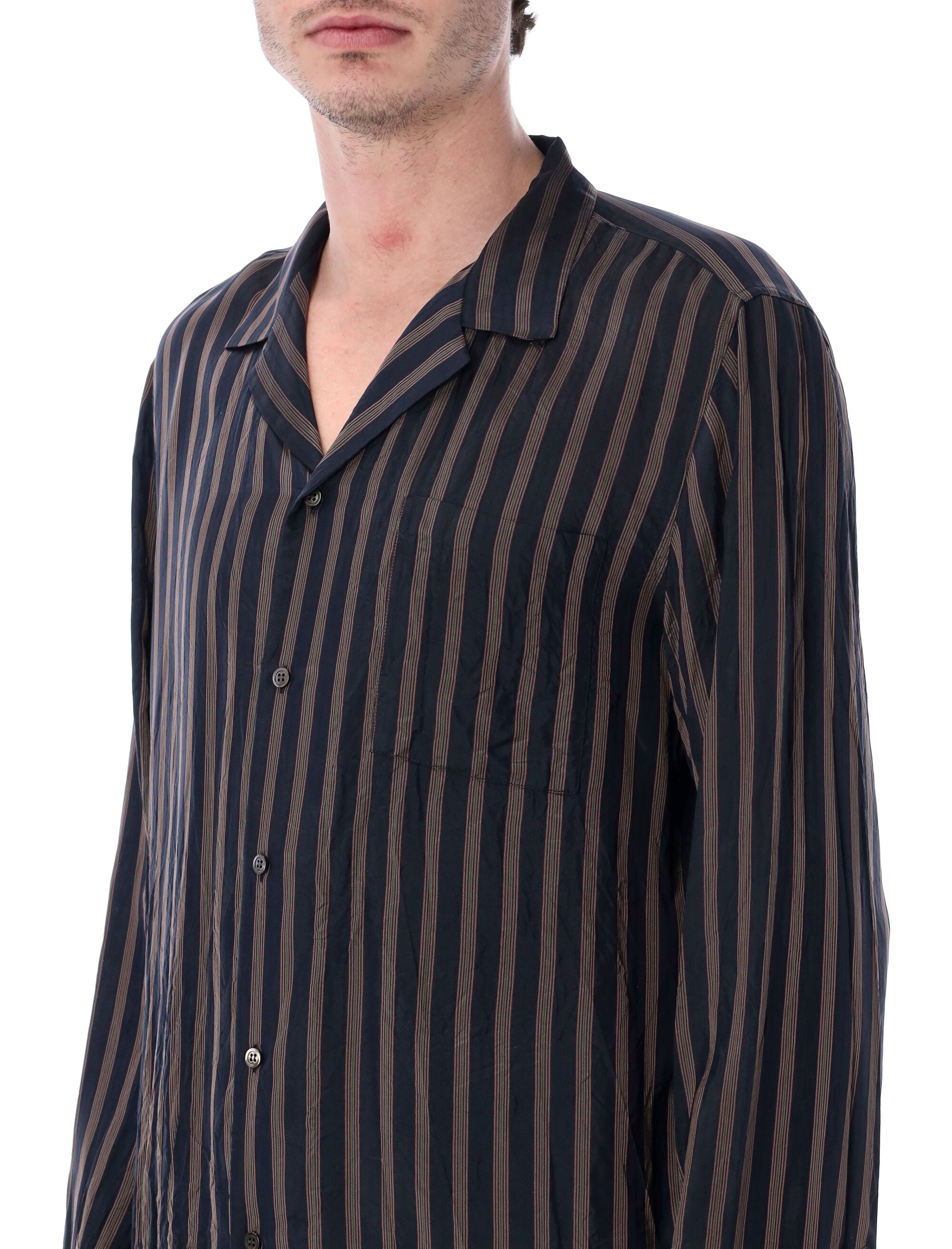 Striped Cupro Shirt