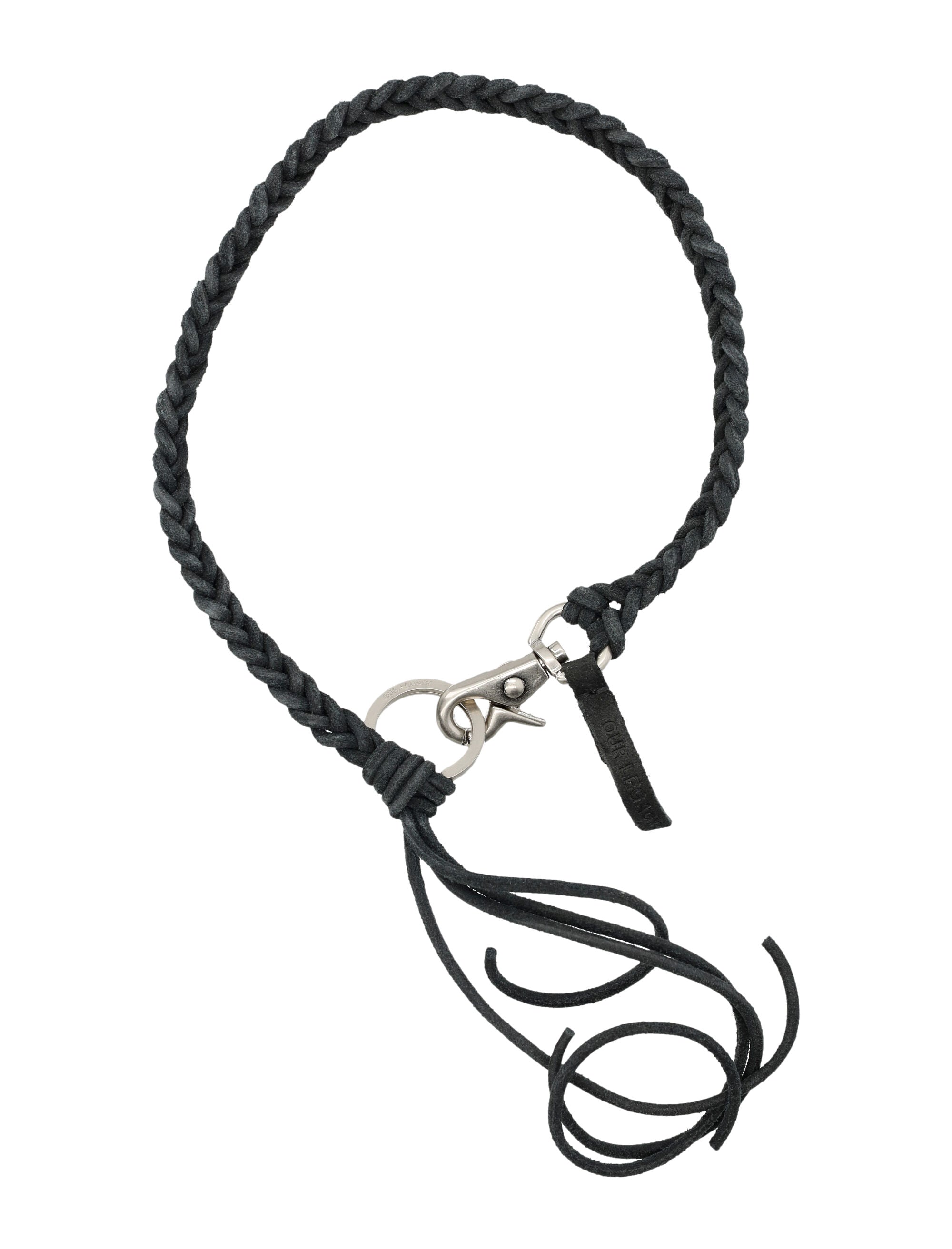Black Braided Ladon Necklace