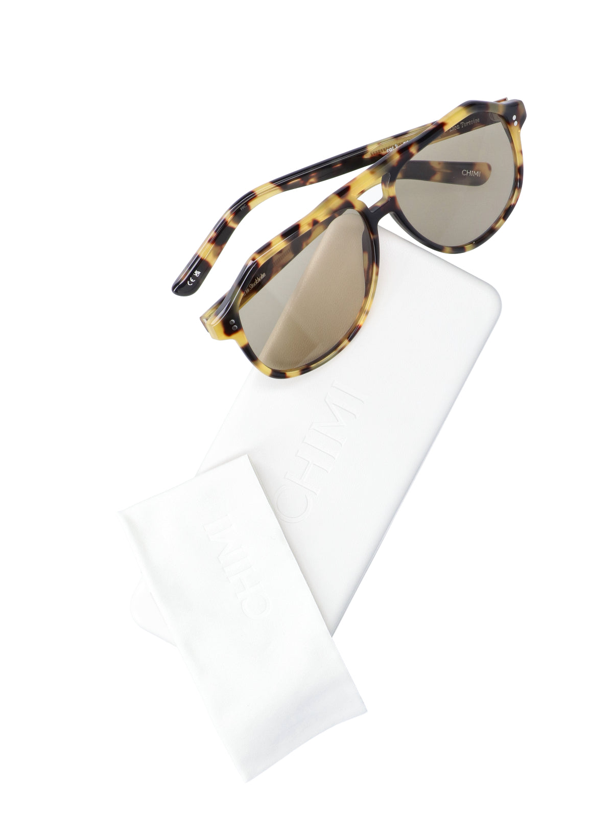 Brown Sally Tortoiseshell Drop-Shaped Sunglasses