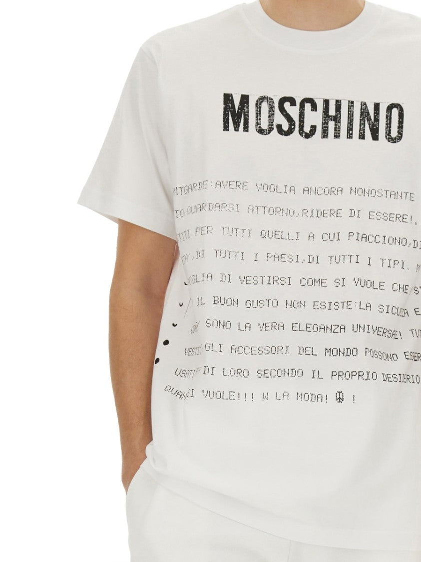 "Message Print" T-Shirt