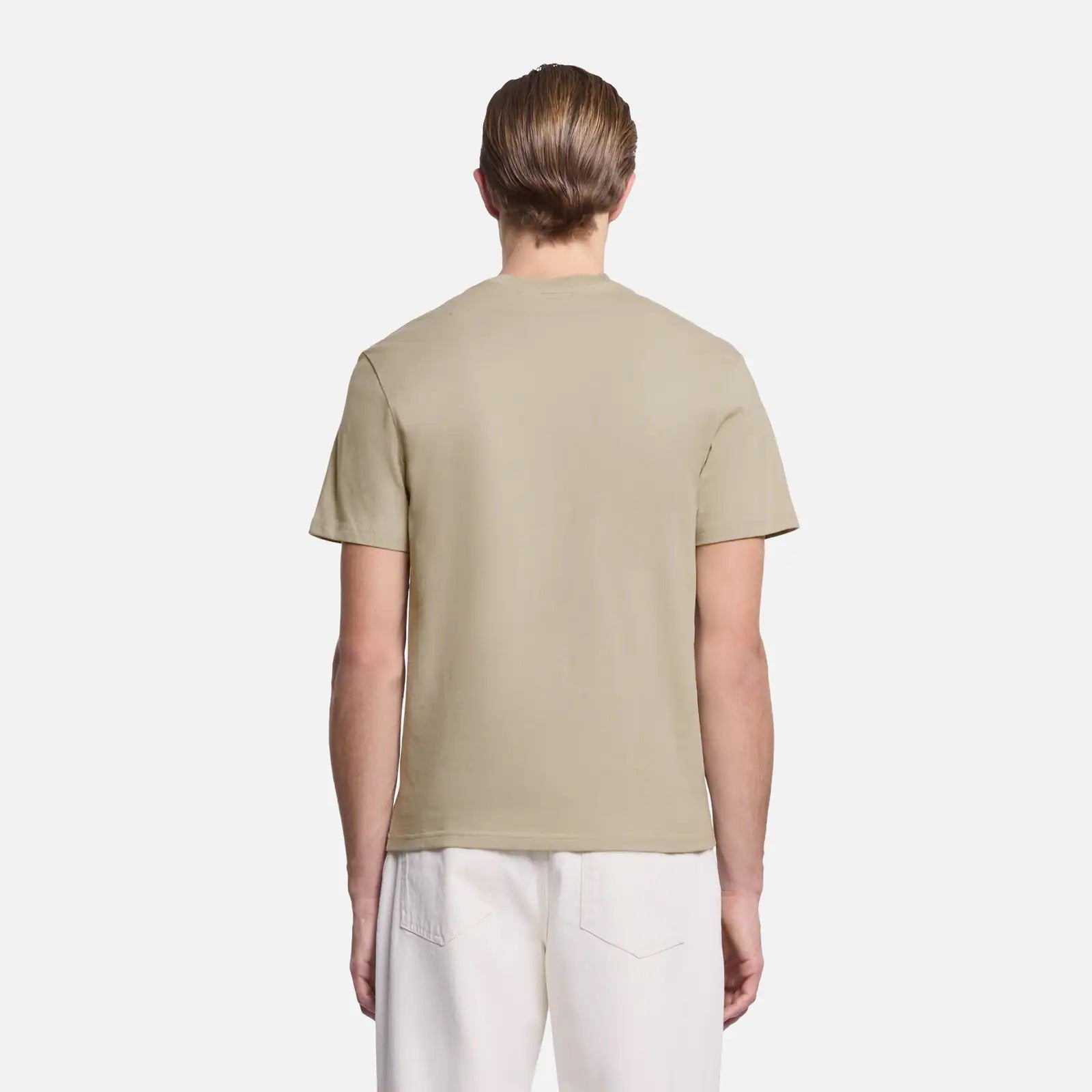 Ecru T-Shirt With Regular Fit