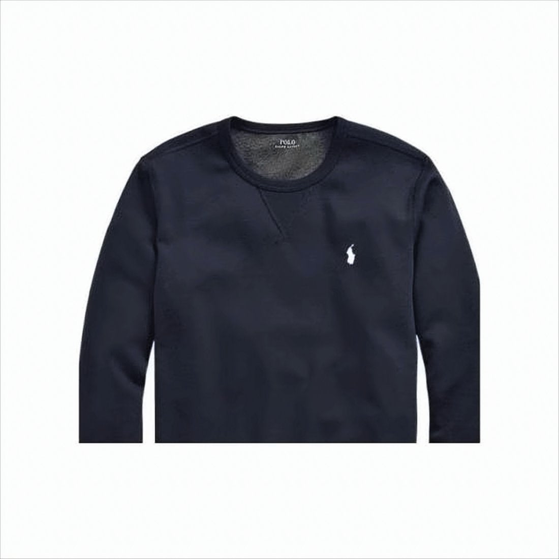 Crewneck Sweatshirt With Contrasting Embroidered Logo