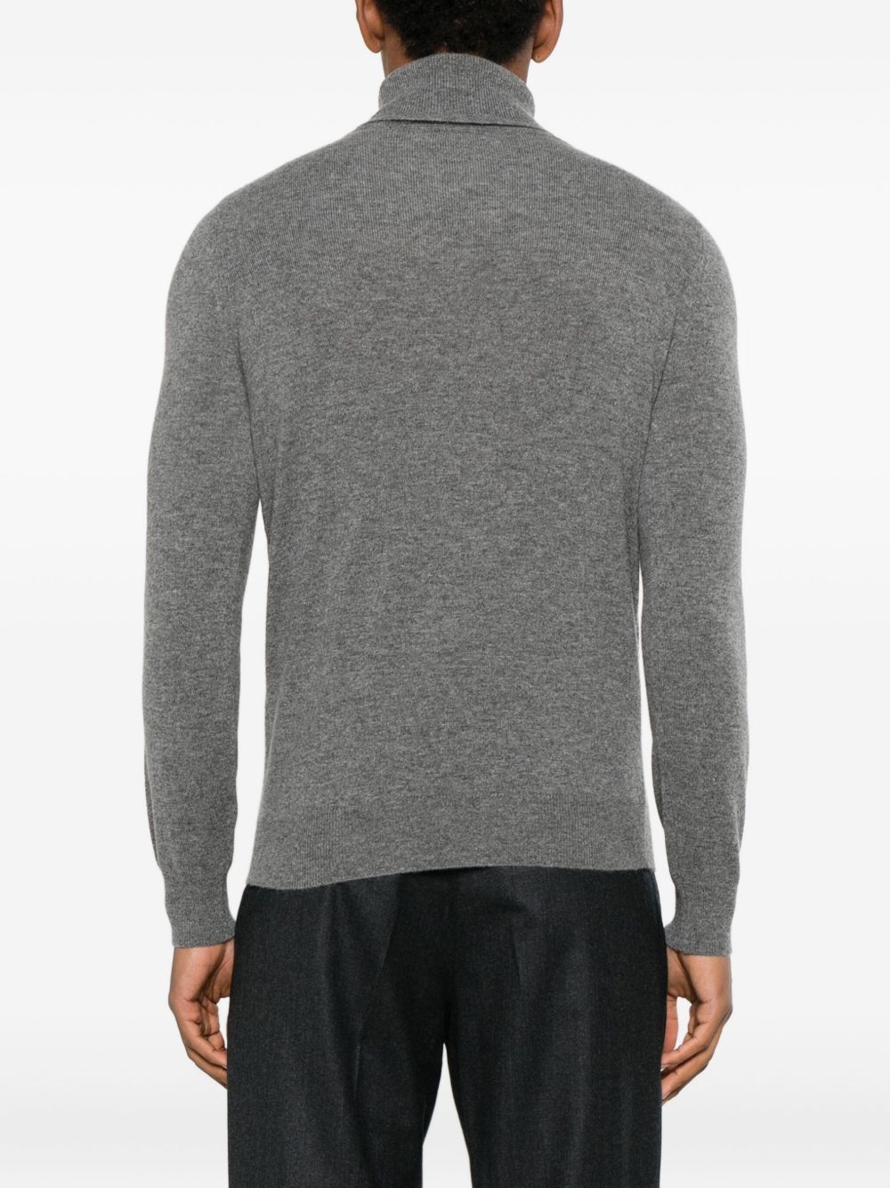 Turtleneck Sweater In Wool-Cashmere Blend
