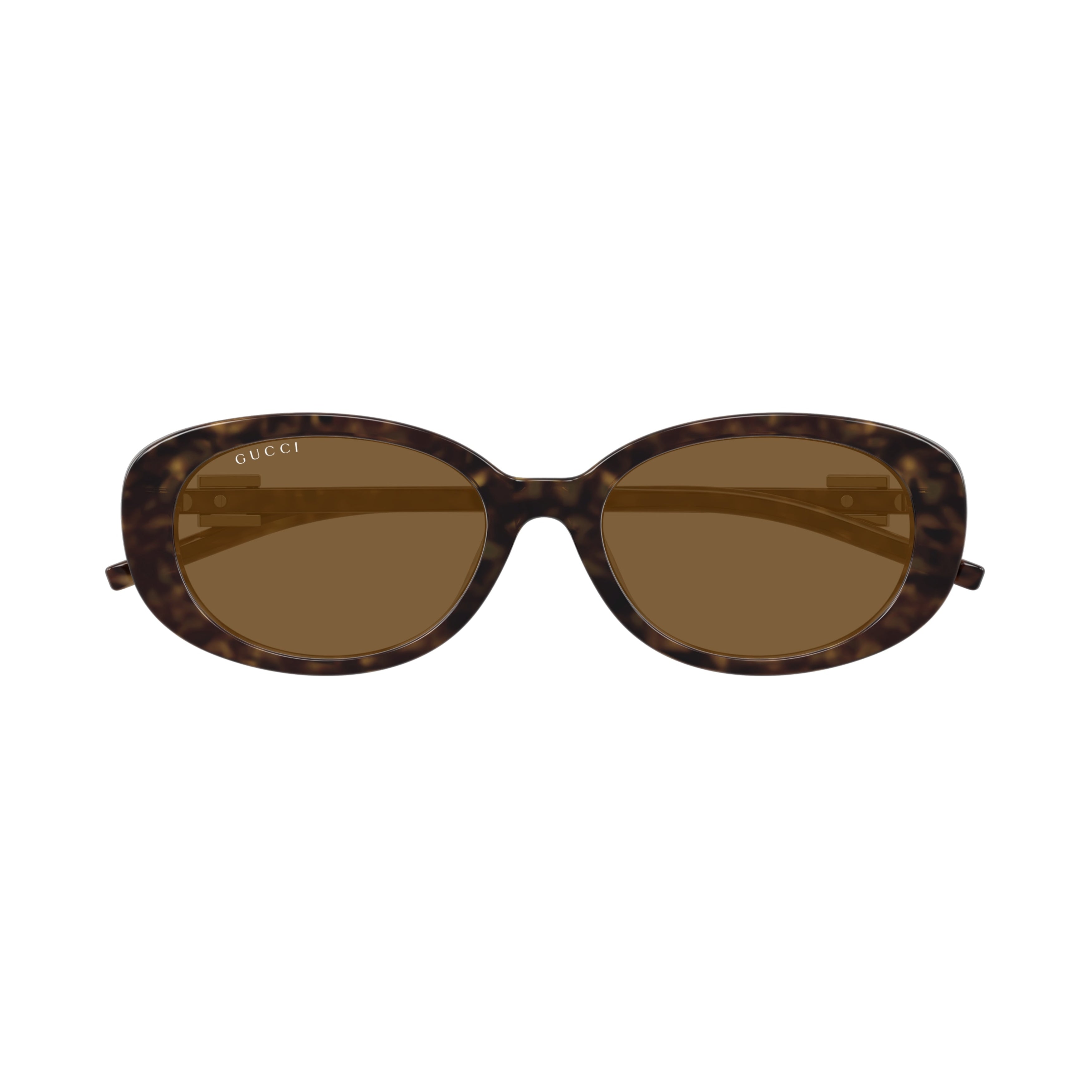 Gg1684sa Oval-Shaped Tortoiseshell Sunglasses