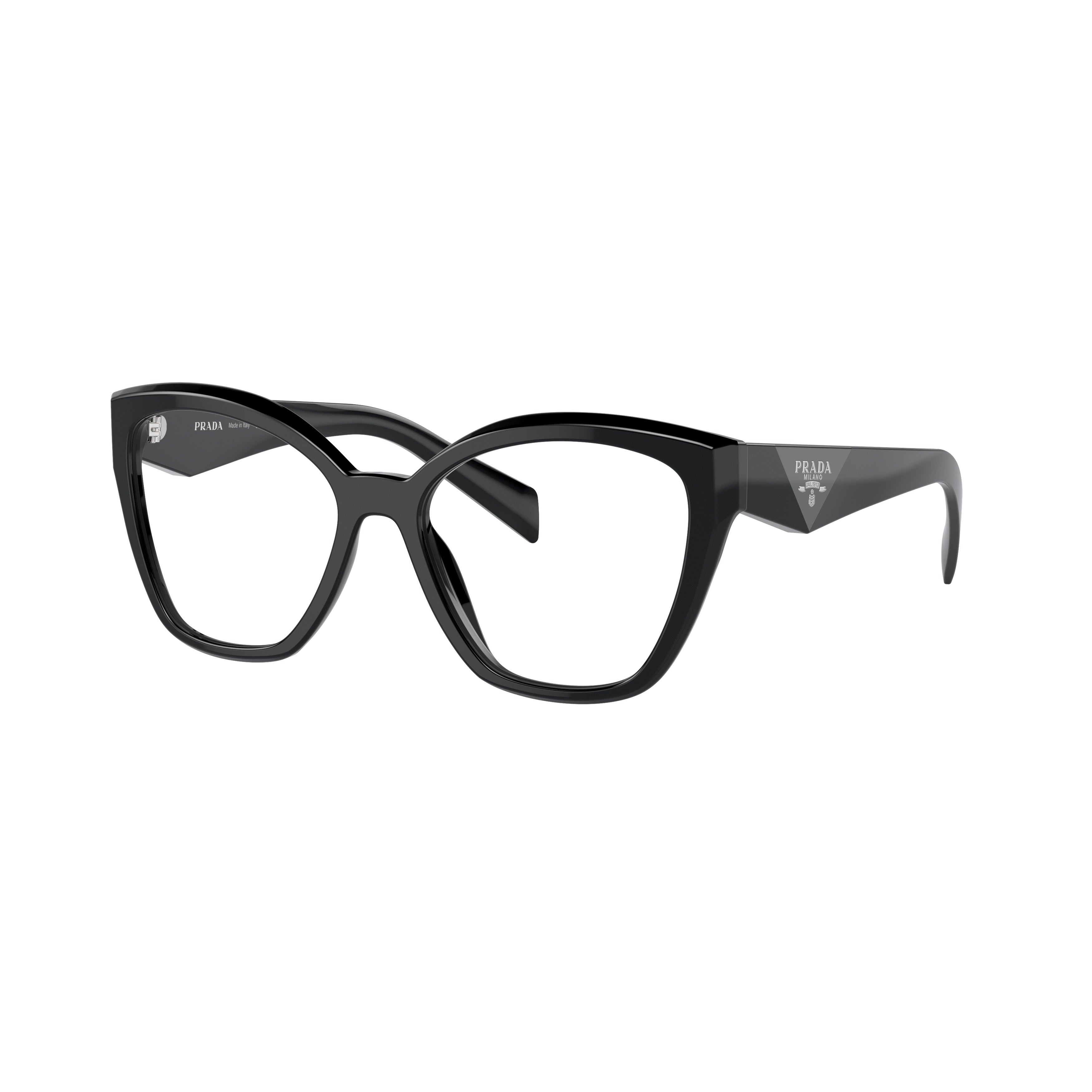 0pr 20zv Oversized Black Cat-Eye Sunglasses