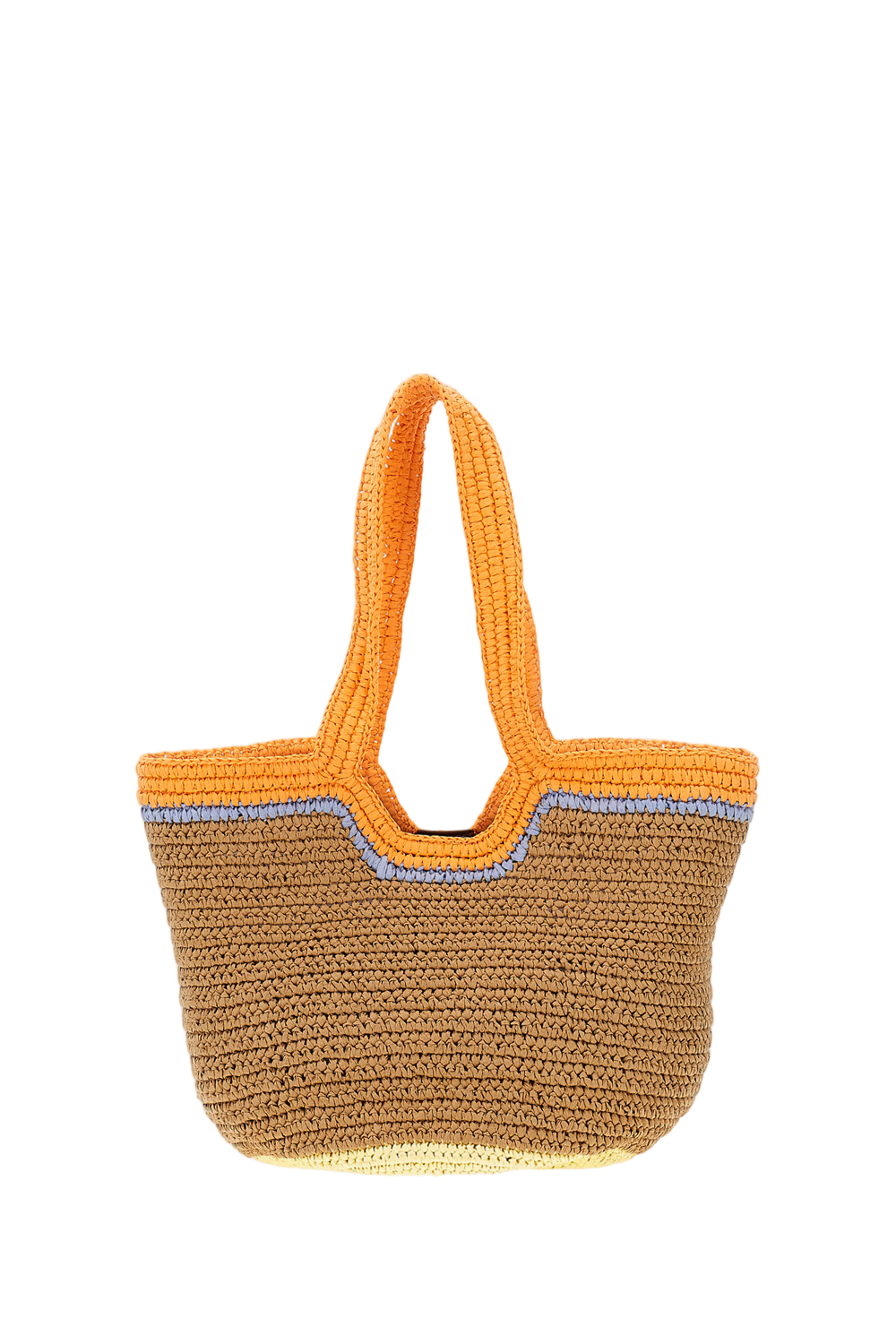 Multicolor Seaside Crochet Hobo Bag