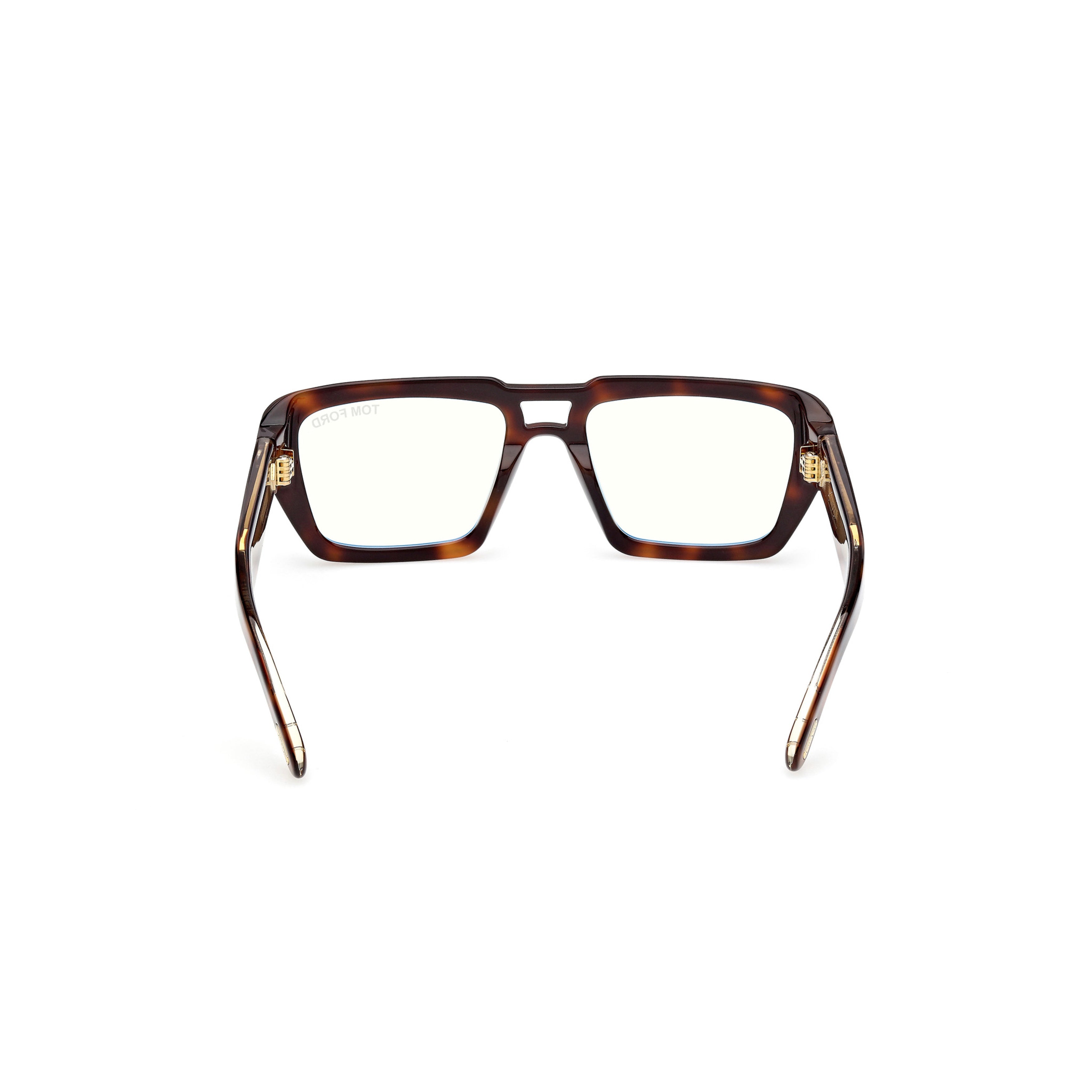 Ft6077-B Oversized Square Tortoiseshell Eyeglasses