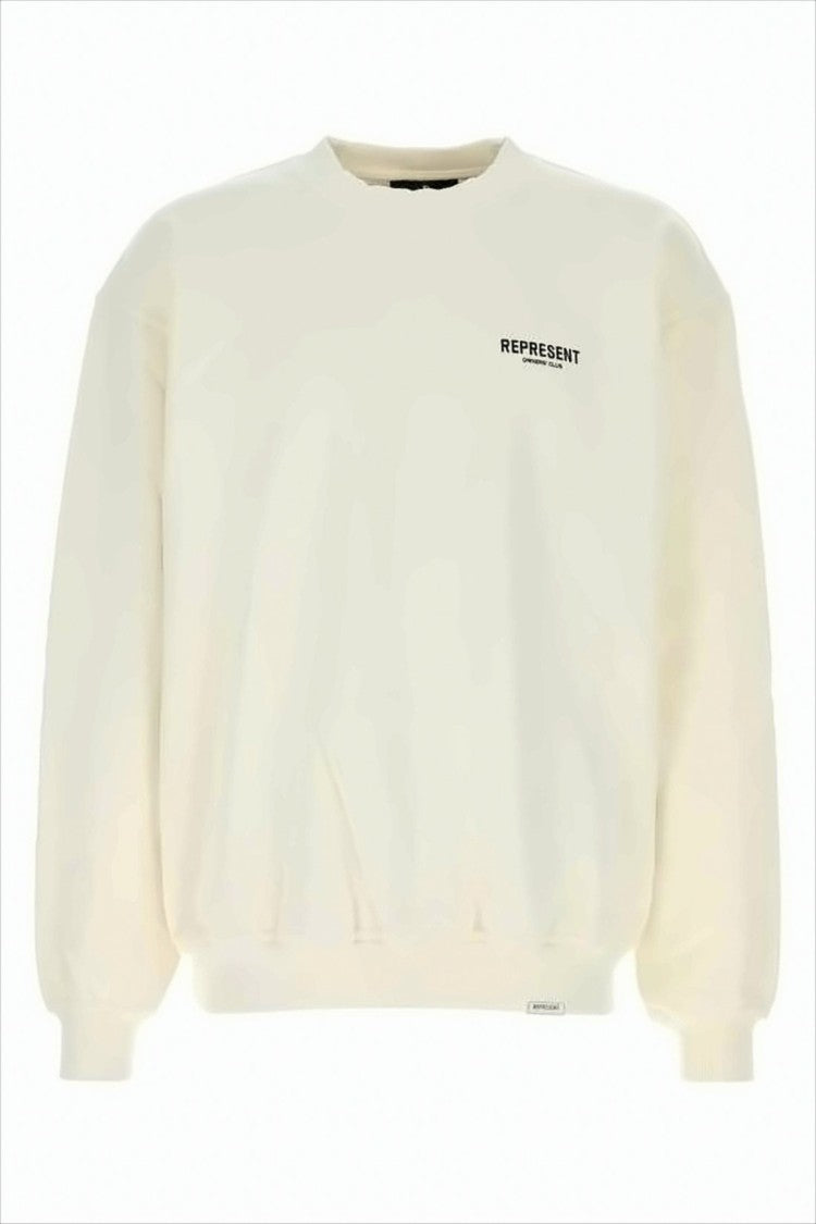 Relaxed Fit Cotton Long-Sleeve Sweatshirt
