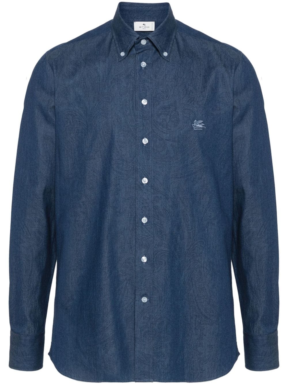 Roma Long-Sleeve Paisley Pattern Cotton Shirt