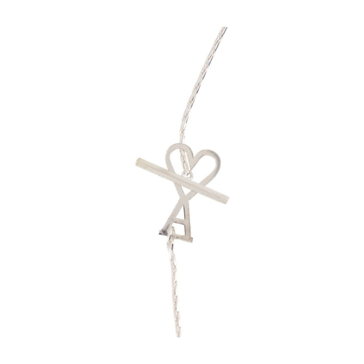 Adc 2 In 1 Necklace - Metal - Silver
