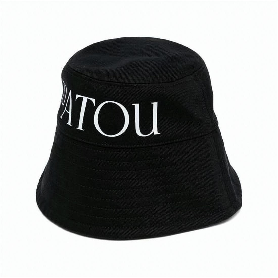 Cotton Bucket Hat with Bold Lettering