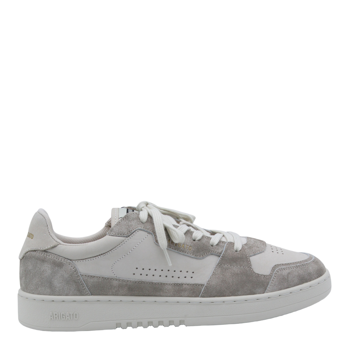 Low-Top Sneakers with Textured Leather Panels