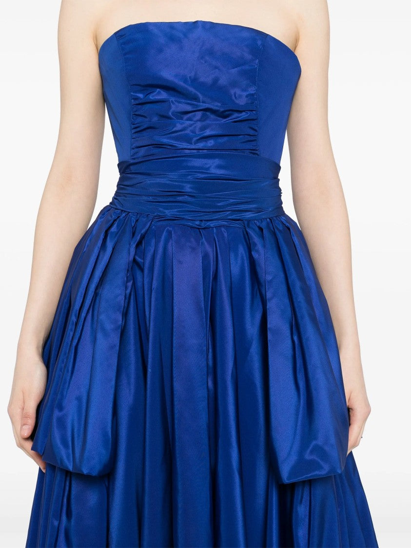 Strapless Taffeta Dress