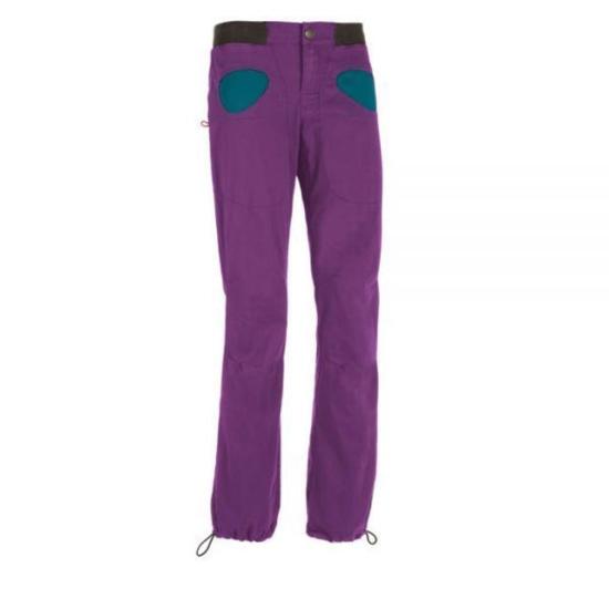 Straight Pants with Contrasting Patch Pockets
