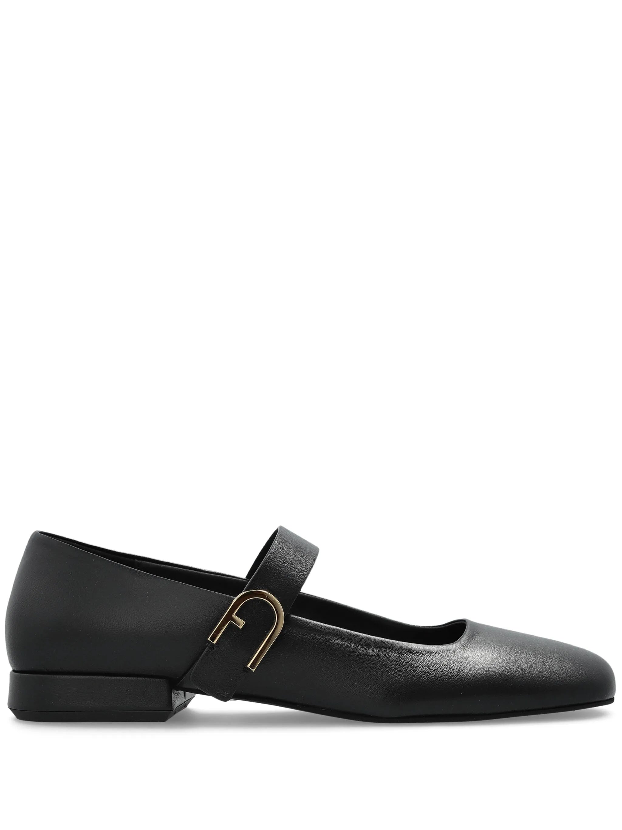 White Pointed Toe Minimalist Strap Flats