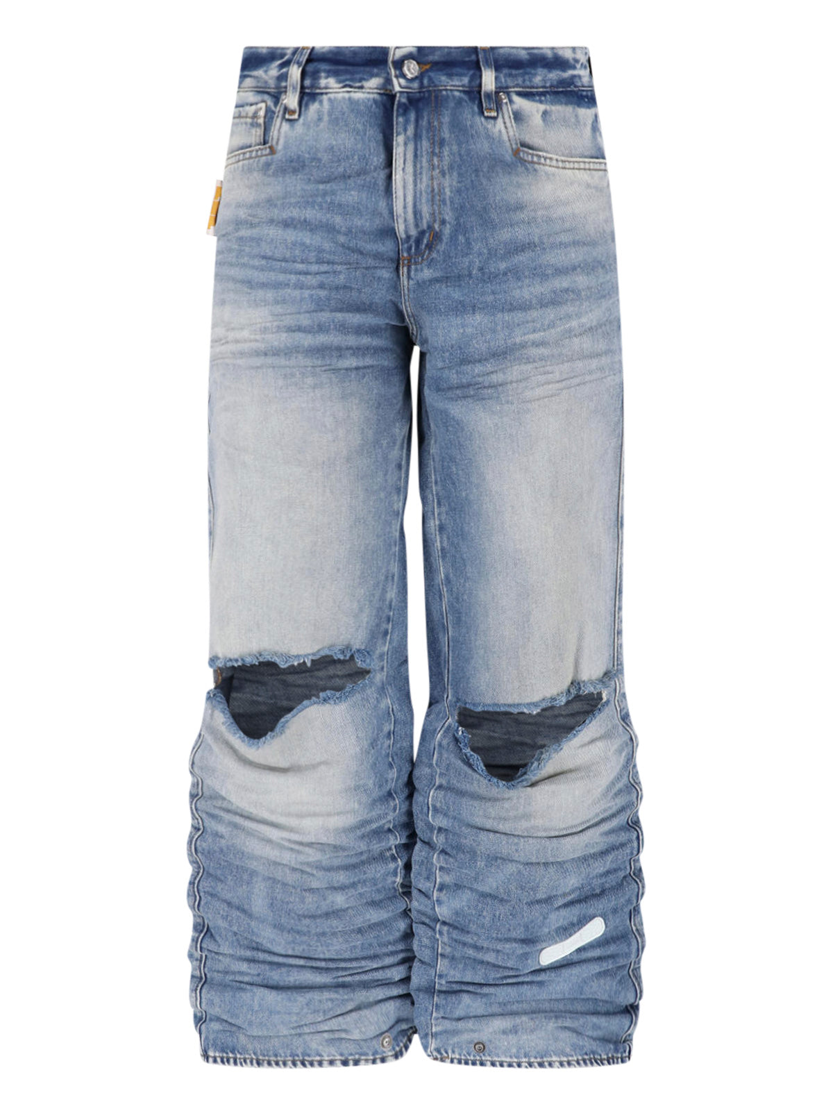 Blue Rich Kid Vintage Wide-Leg Jeans
