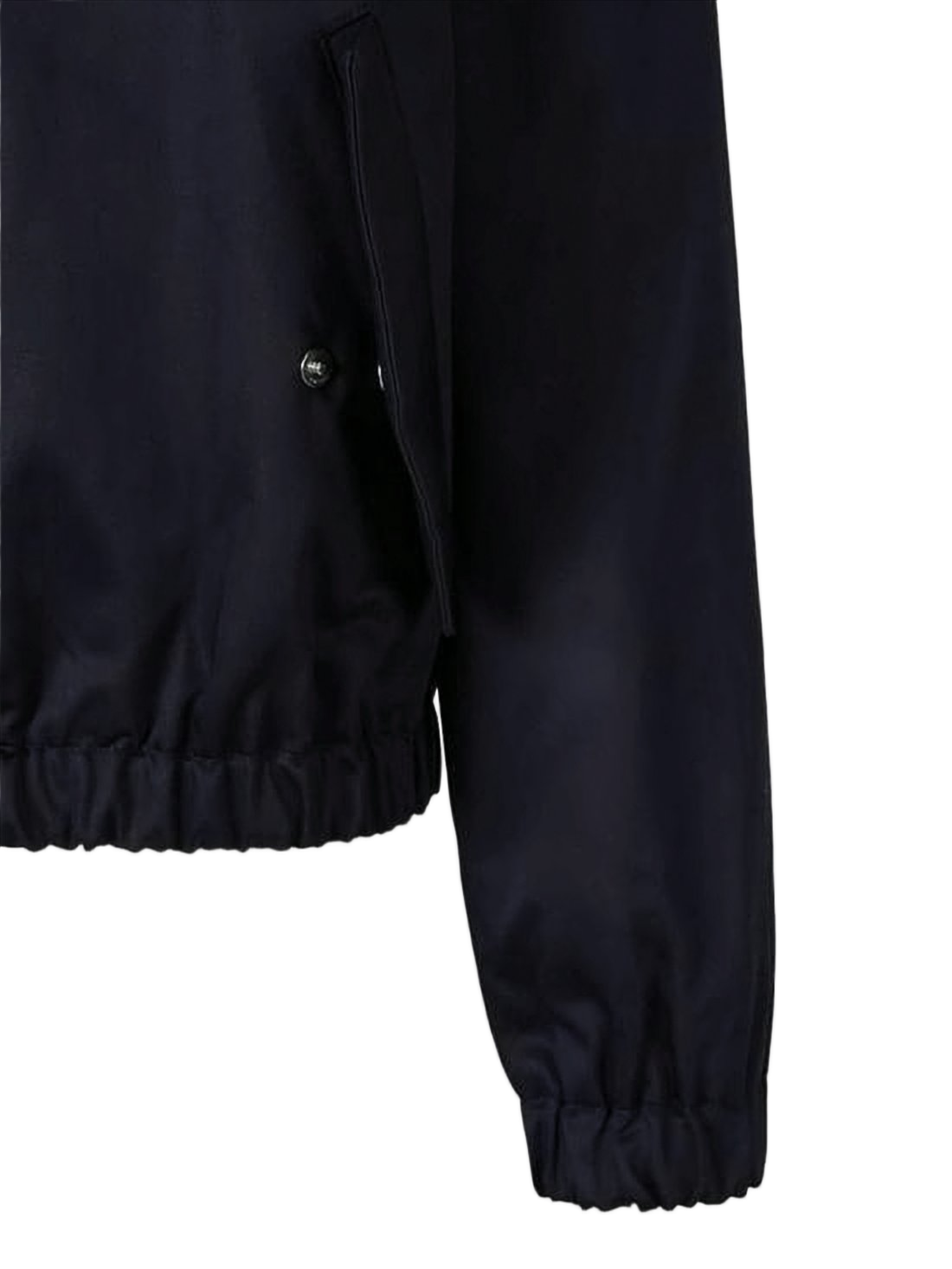 Cropped Bomber Jacket with Minimalist Design