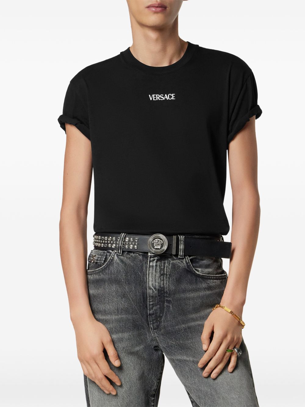 Classic Black Short-Sleeve T-Shirt With