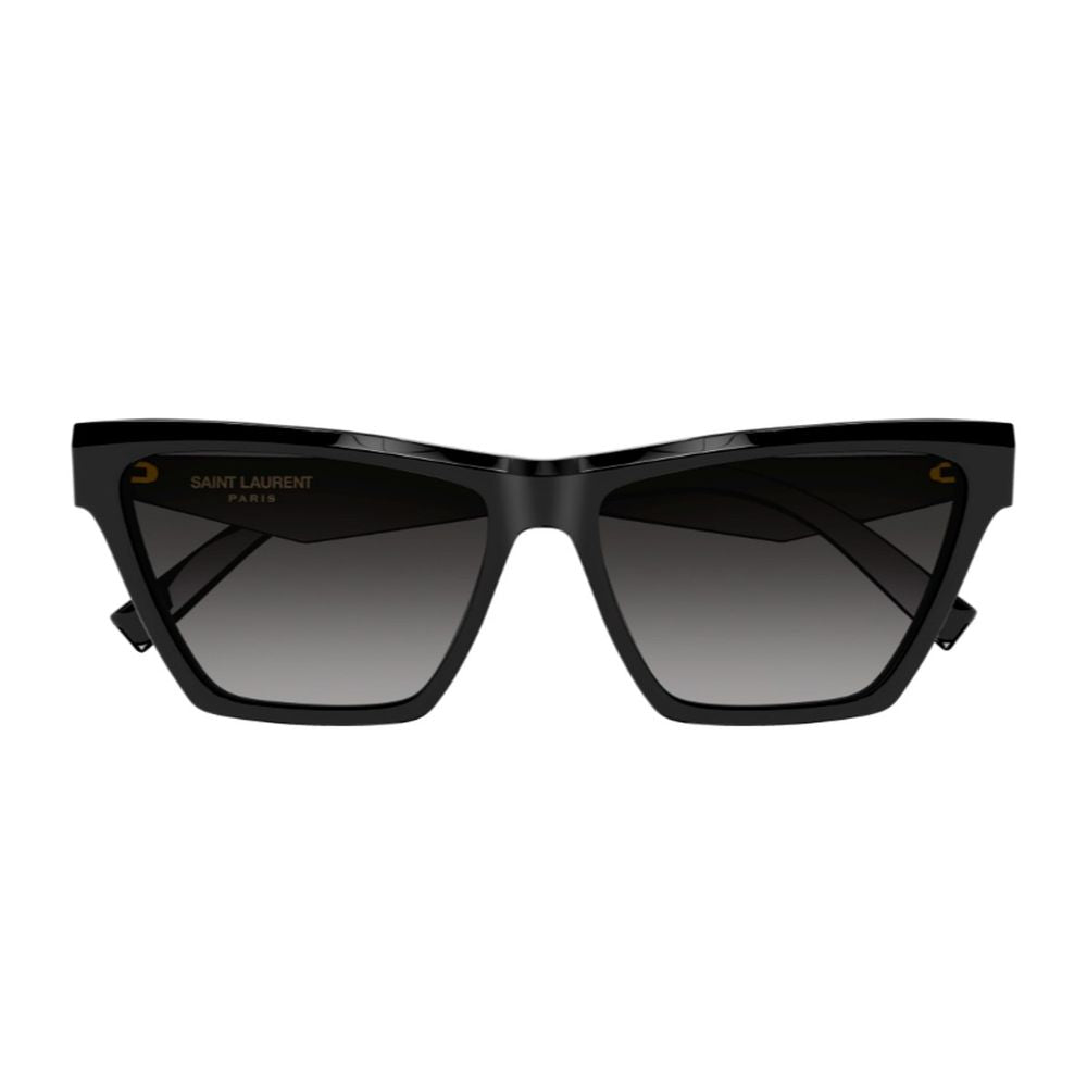 Sl M103 Linea Monogram Glossy Black Cat-Eye Sunglasses