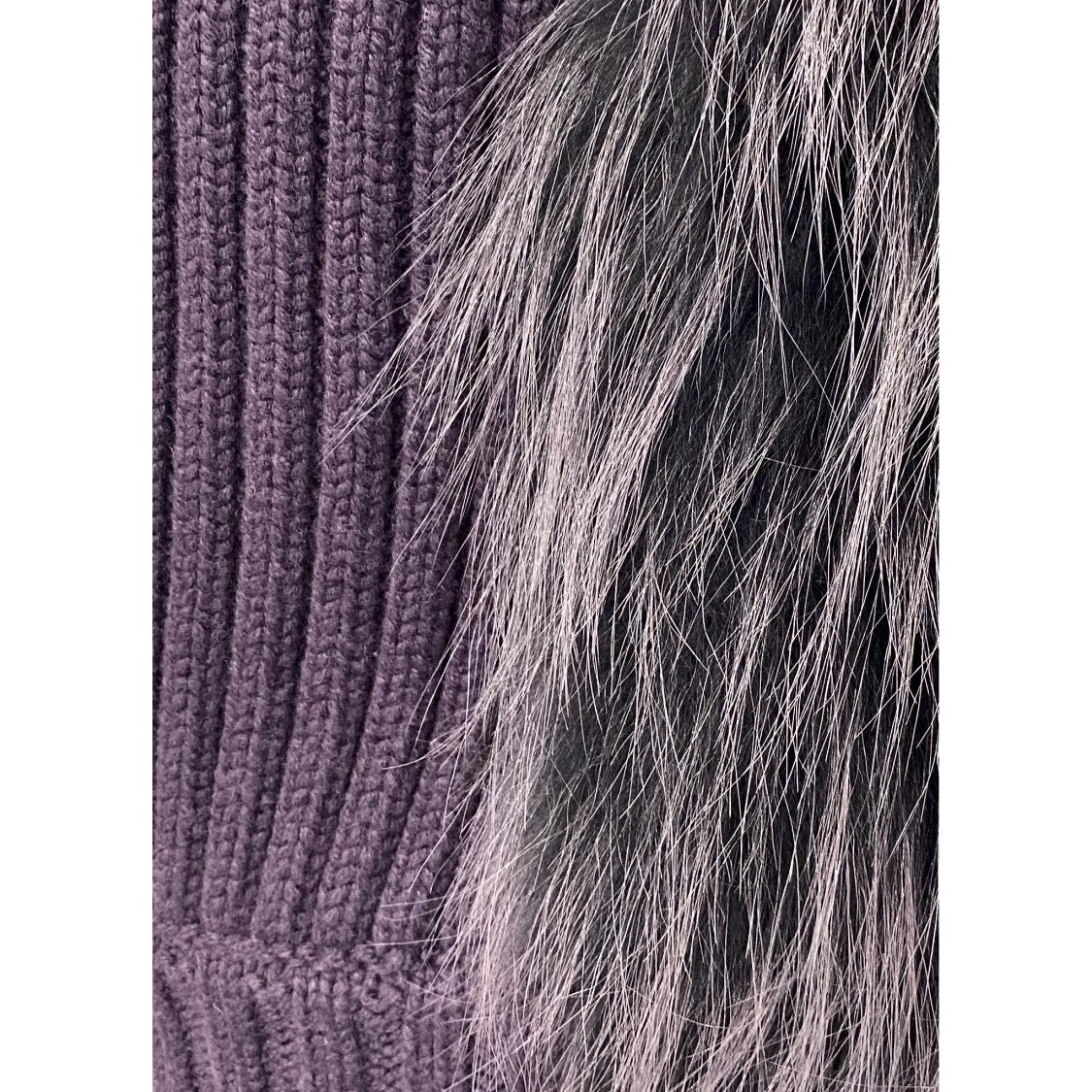 Fox Fur Knitted Vest Jacket