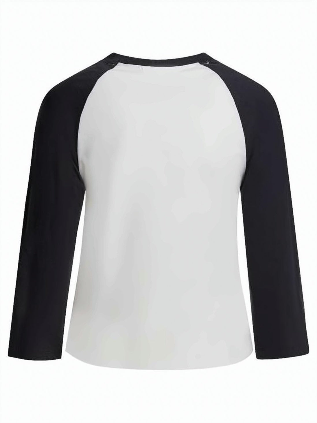 Baseball-Style T-Shirt with Contrasting Sleeves