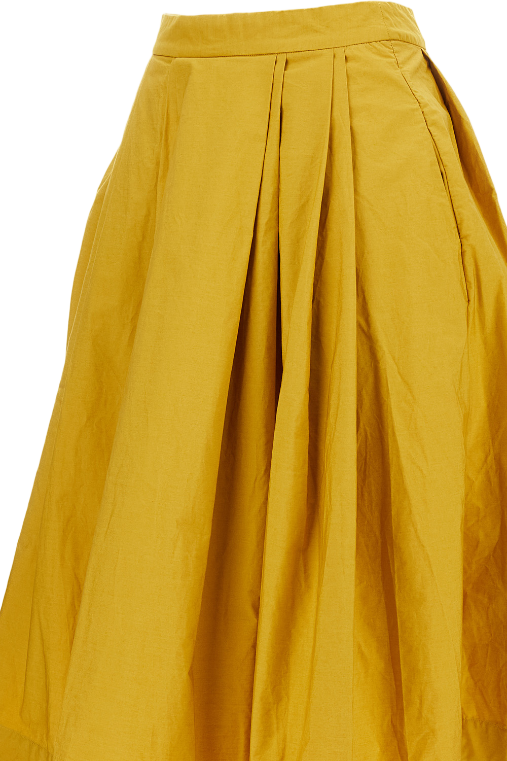 Flared Pleated Skirt