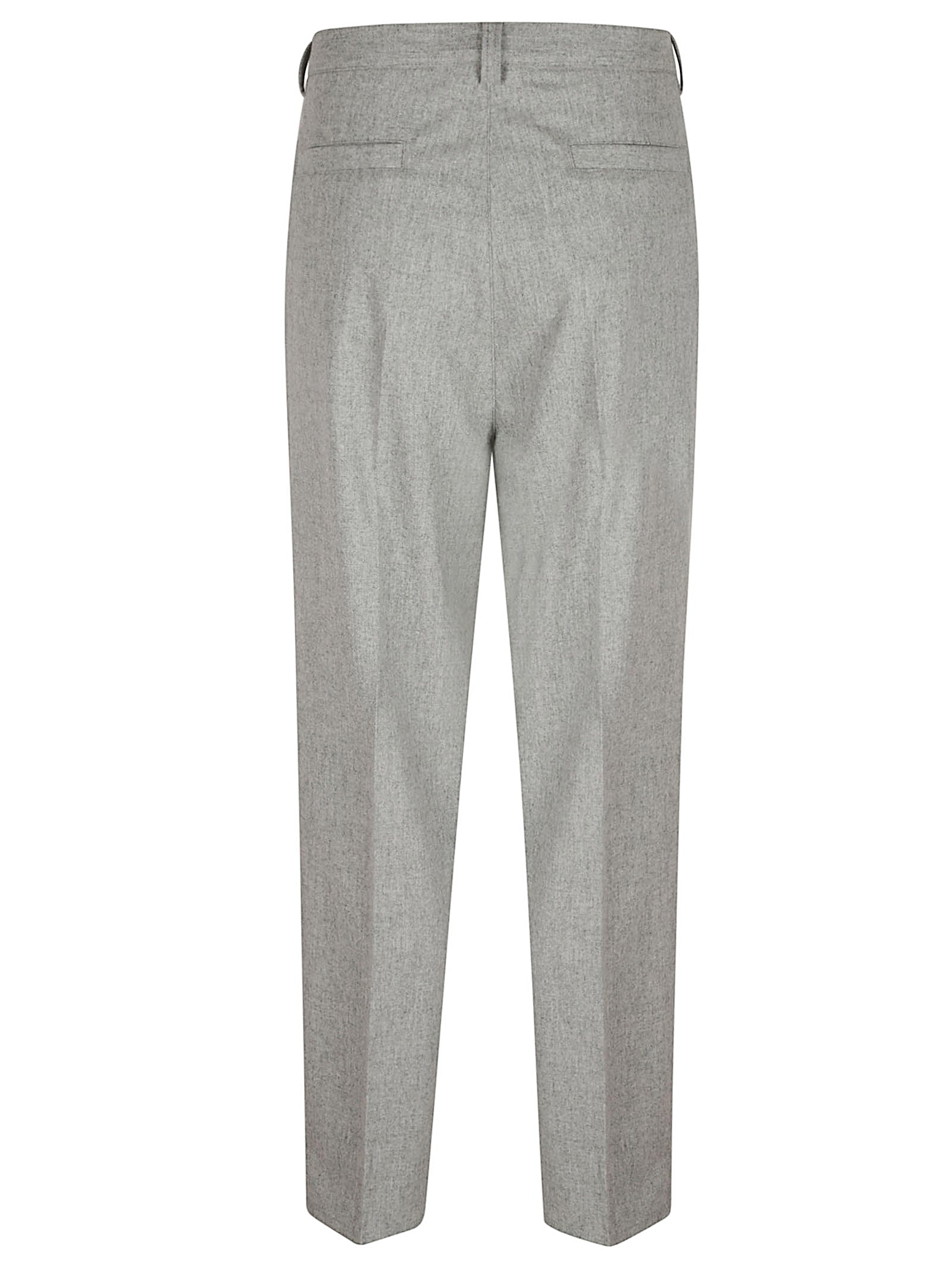 Medium Grey Wool Trousers