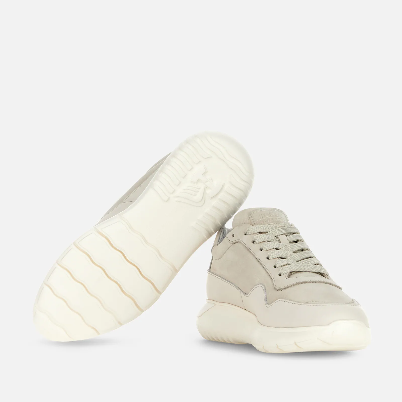 Interactive3 Leather Sneakers With Cushioned Sole