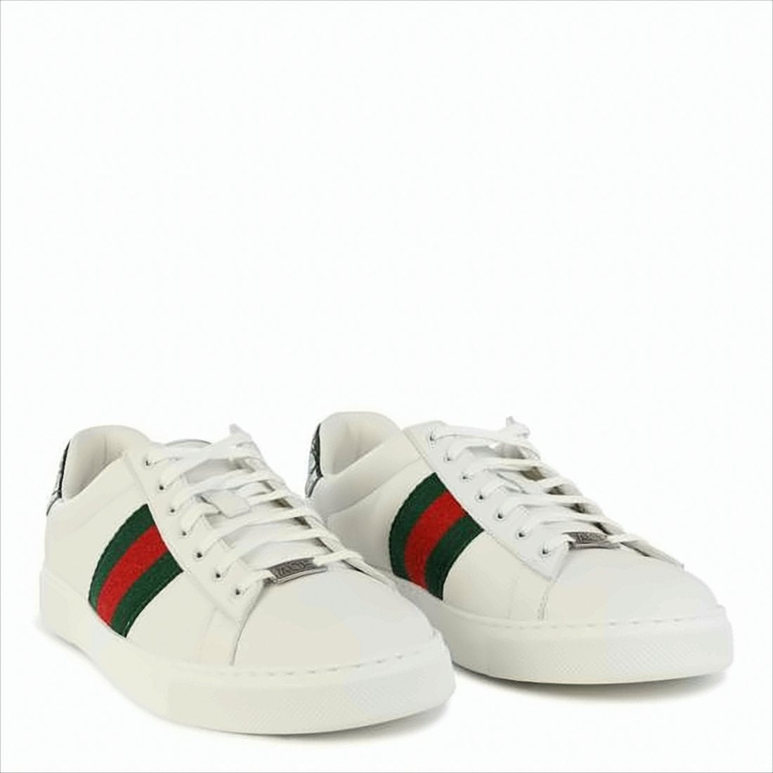 Low-Top Sneakers with Striped Fabric Detailing