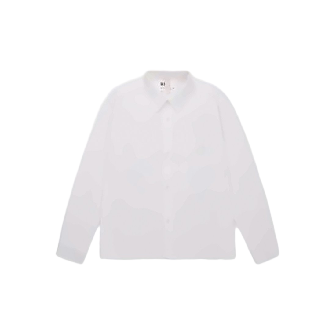 Long-Sleeve Minimalist Shirt with Pointed Collar