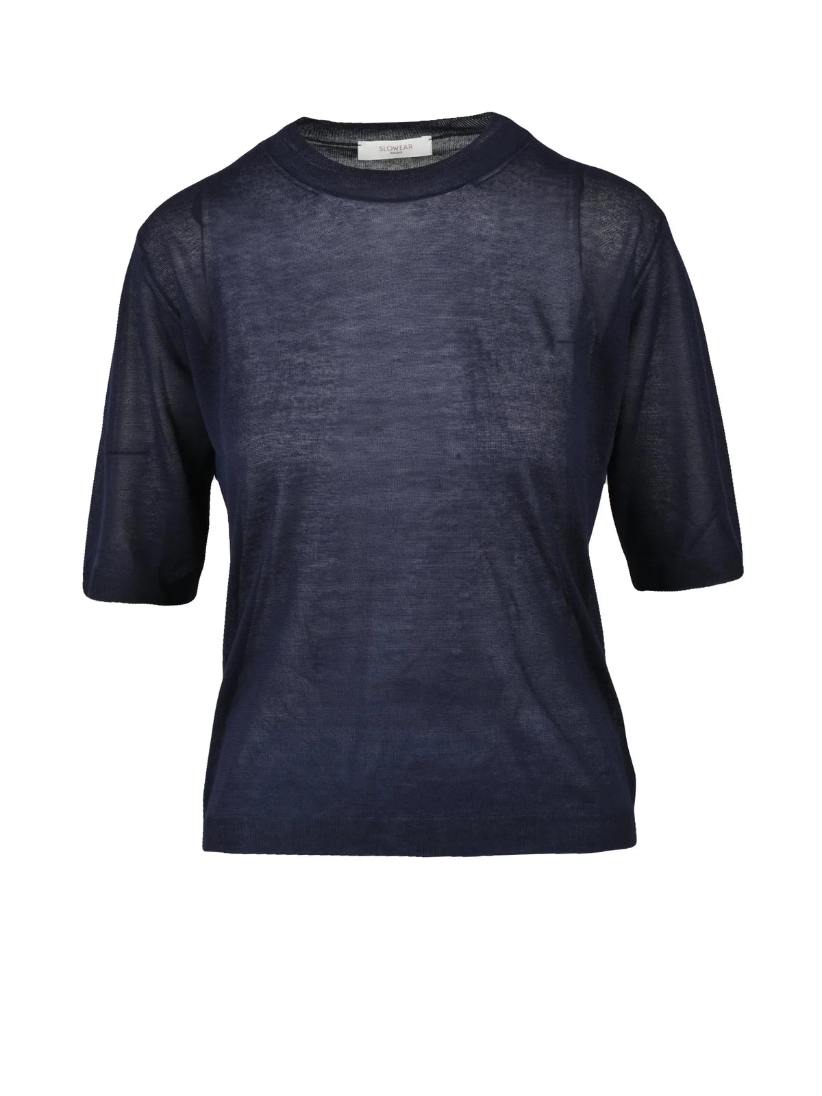 Short Sleeve Knit - Blue