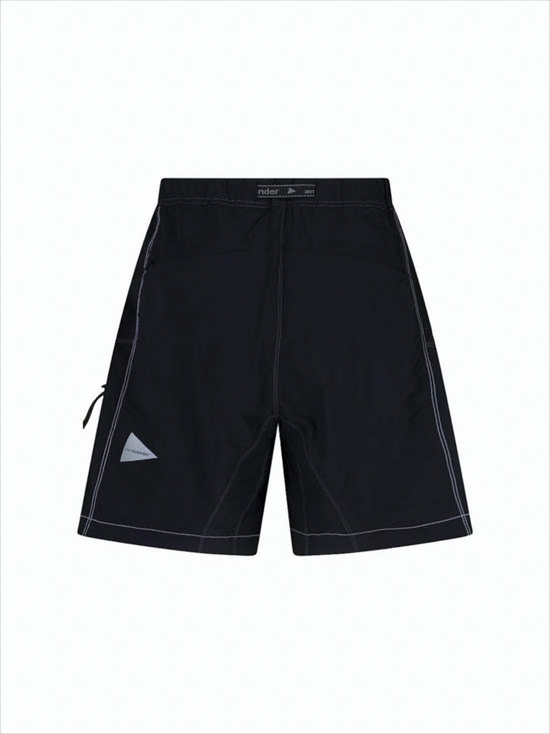 Functional Black Shorts with Adjustable Belt