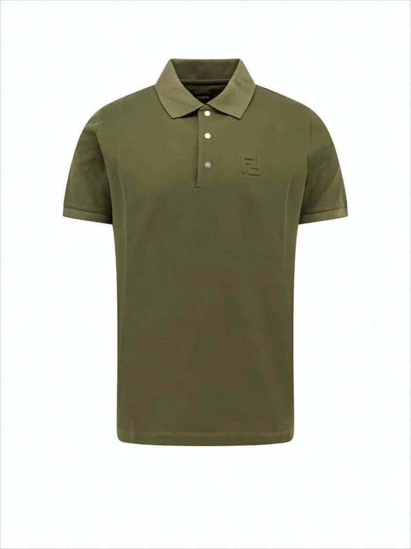 Classic Short-Sleeve Polo Shirt with Structured Collar
