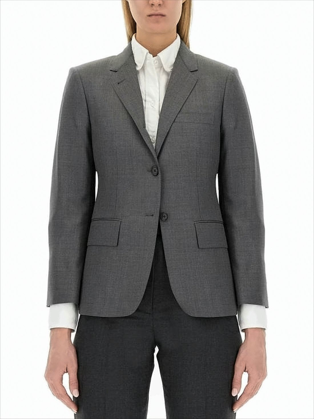 Tailored Single-Breasted Blazer