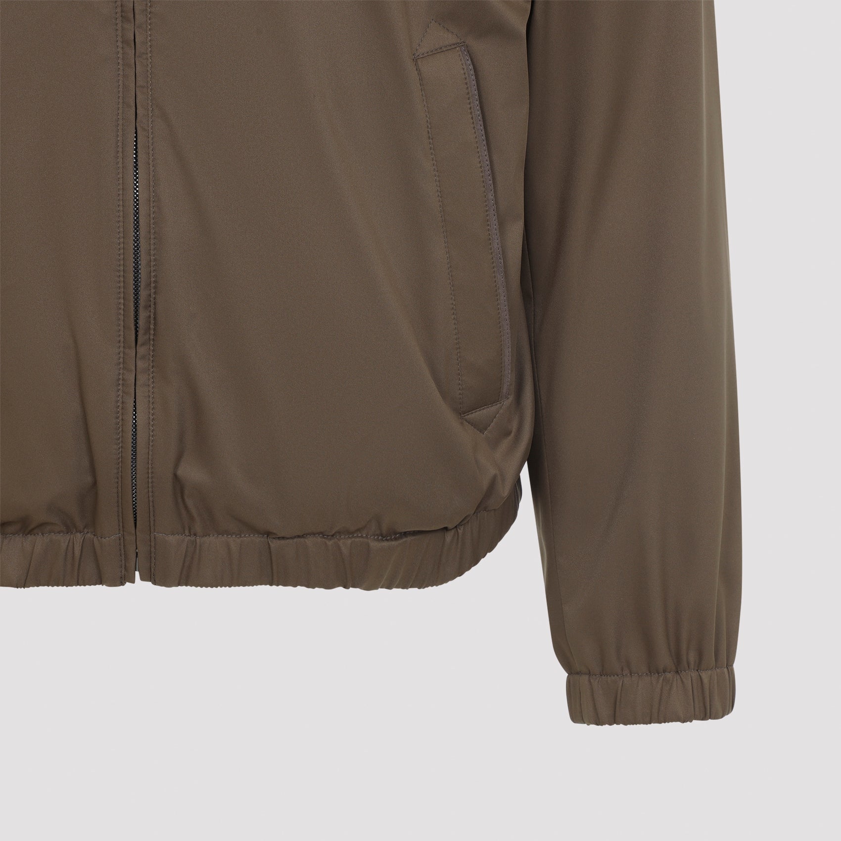 Lightweight Casual Jacket with Stand Collar