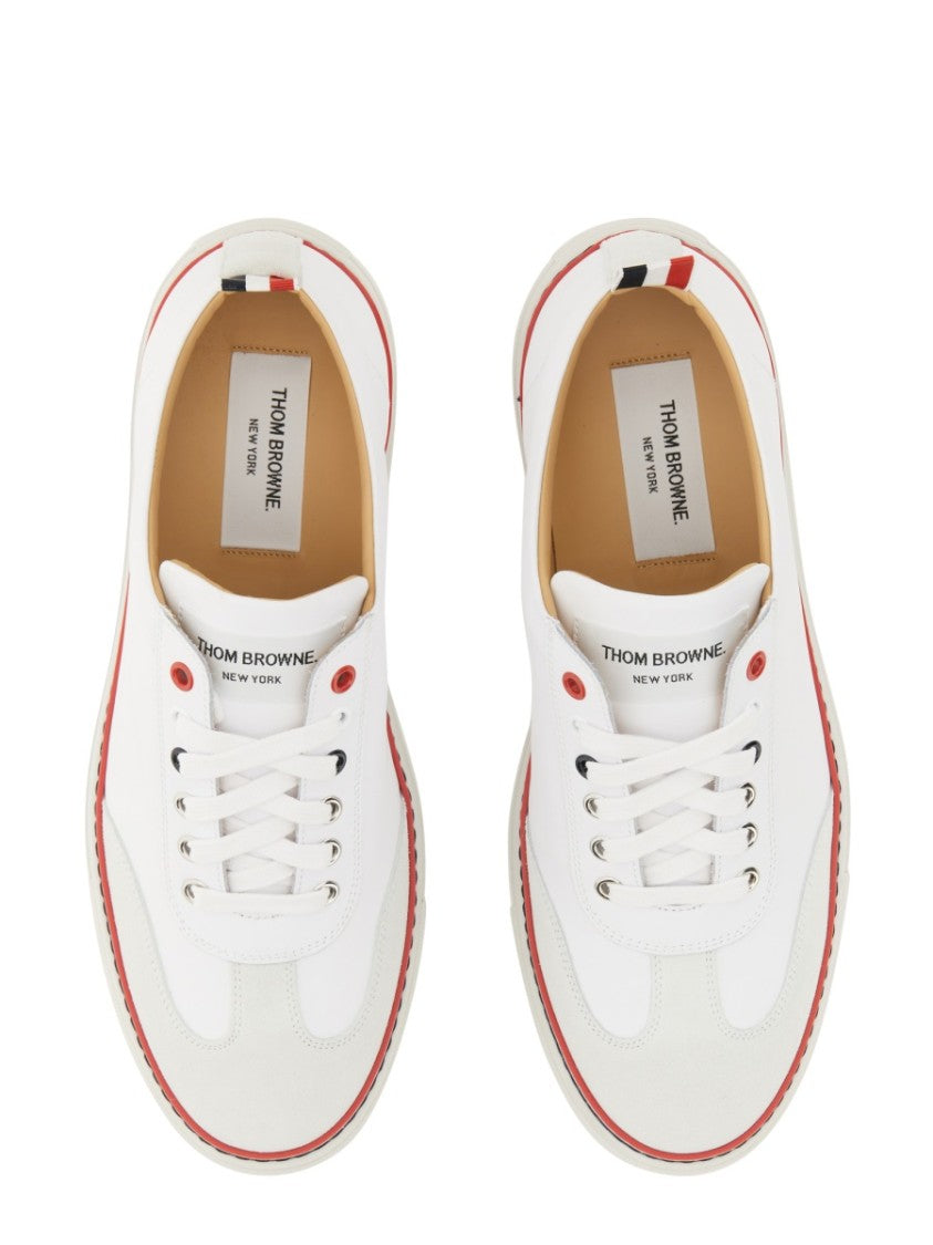 Low-Top Leather Sneaker