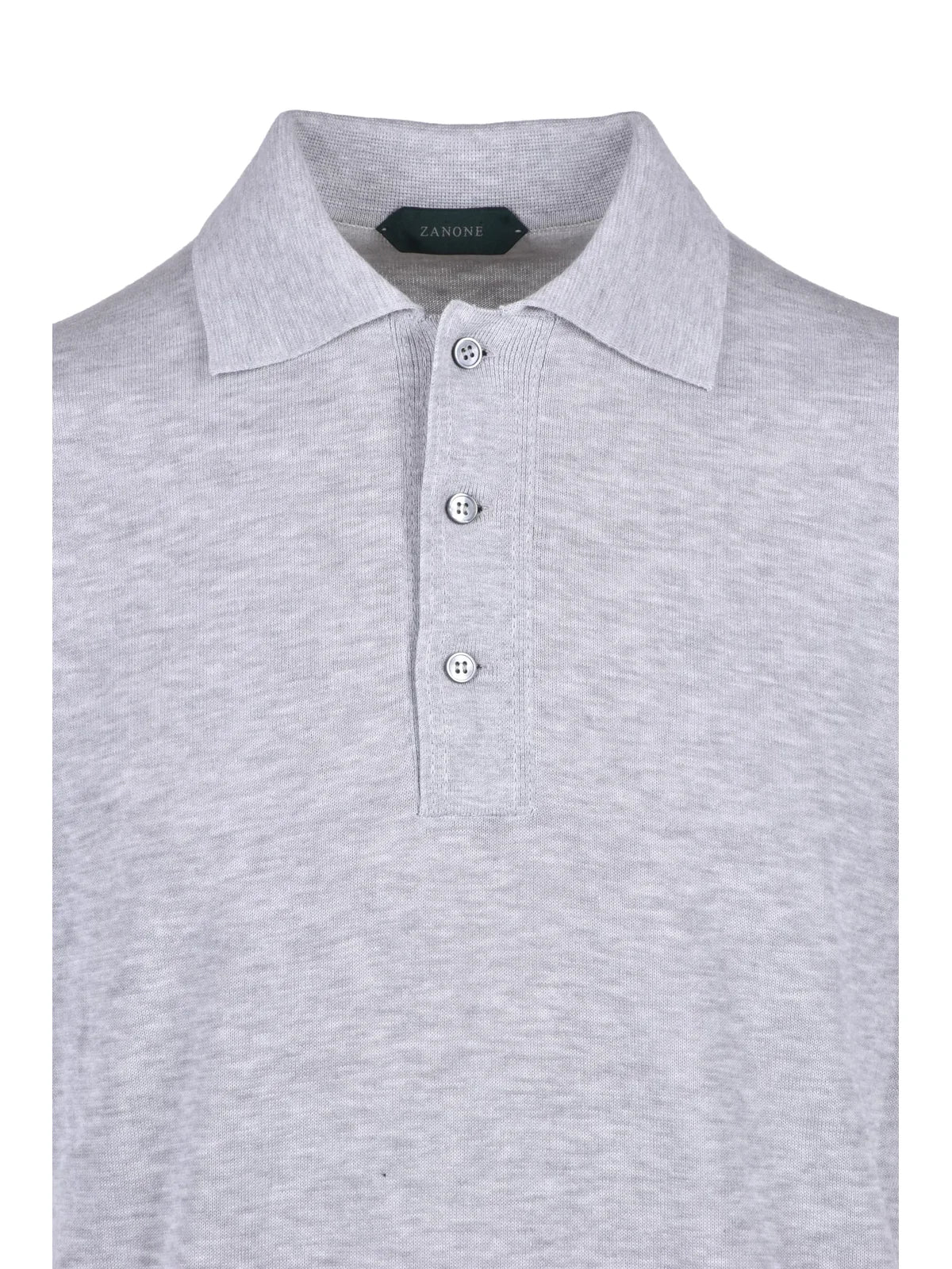 Knit Polo - Grey